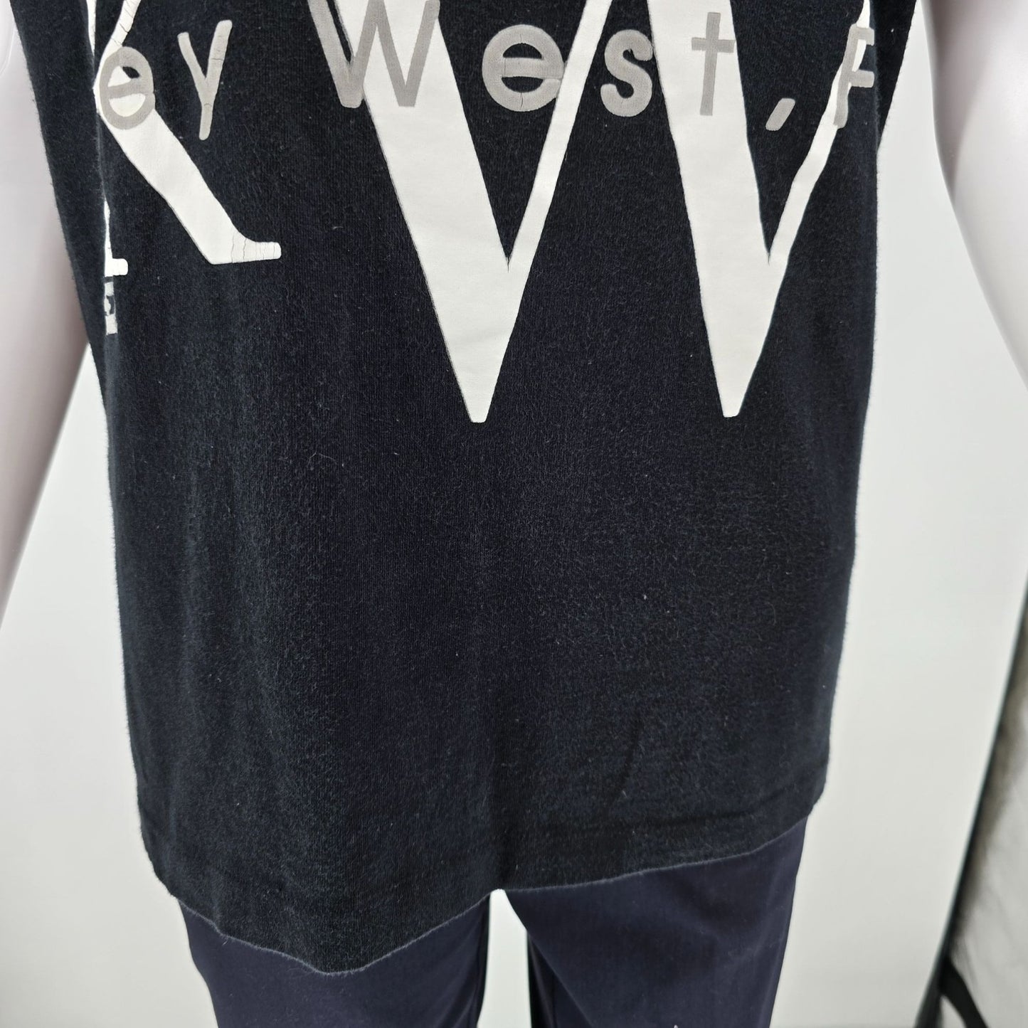 Vintage 1990s "KW" Key West Florida Made in USA Women's Tank Top (Medium)