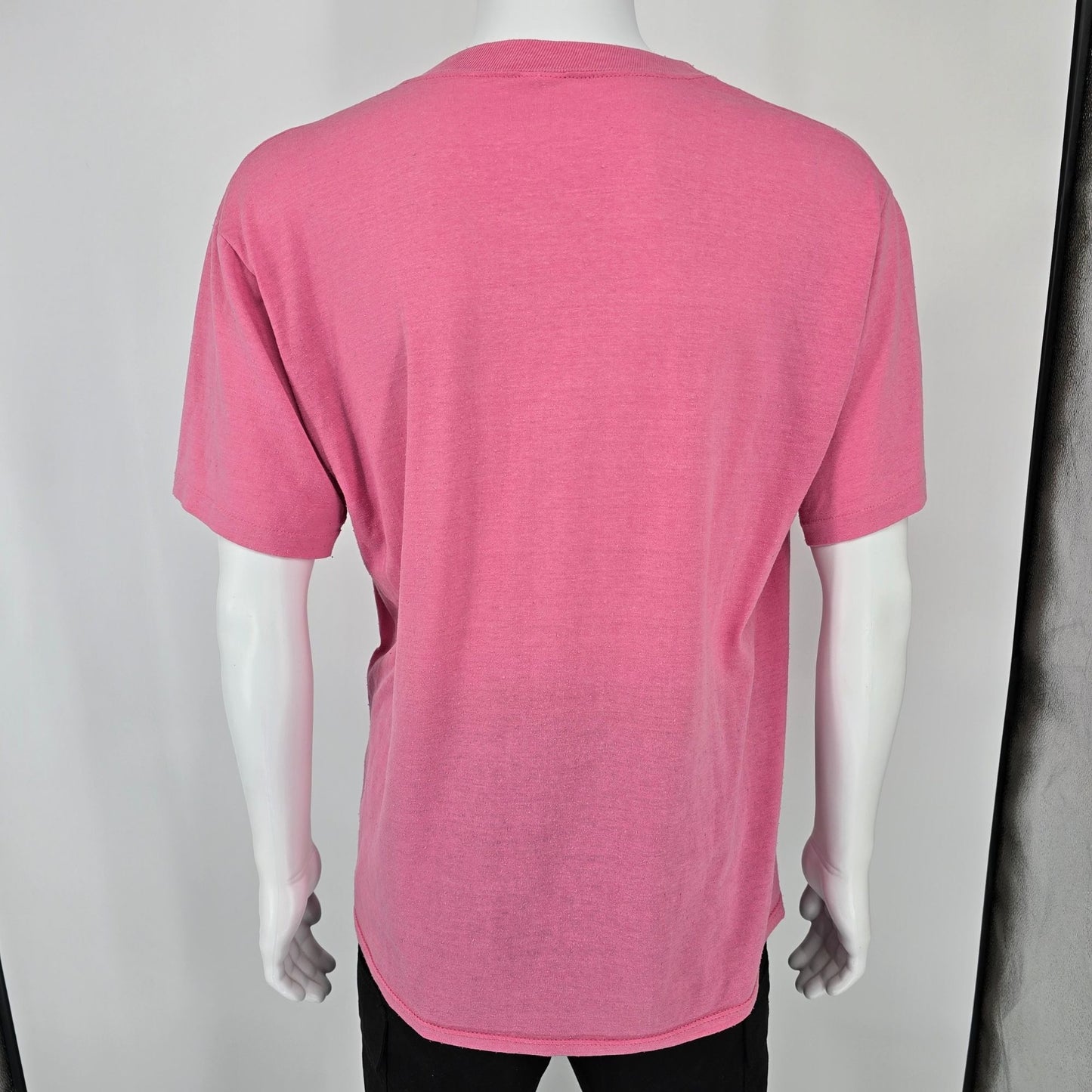Vintage 1989 Velva Sheen Pink Eastern's Grand Finals Cheerleading T-Shirt (L)