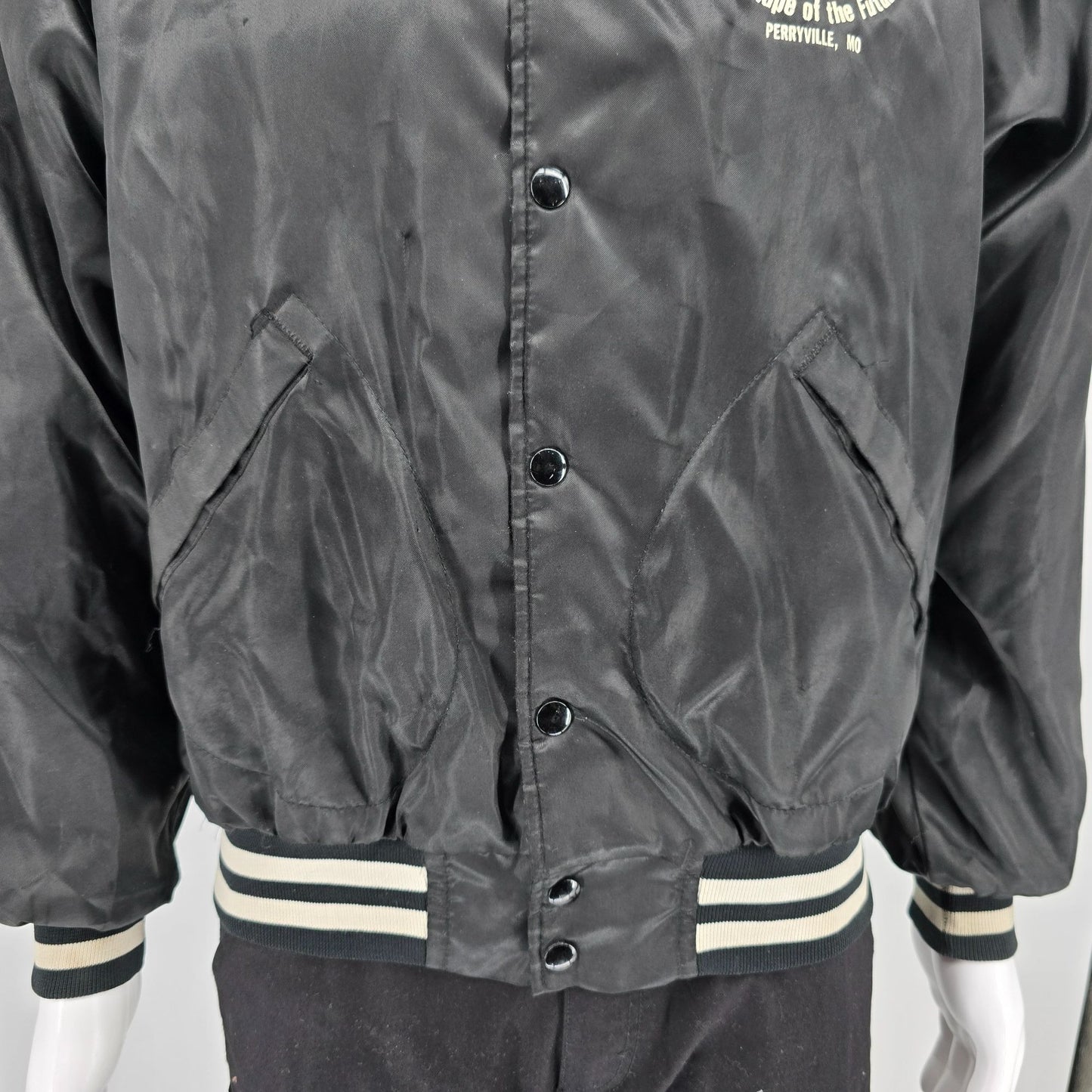 Vintage 1980s Pla-Jac by Dunbrooke "Unique Physique" Perryville, Mo Jacket (L)