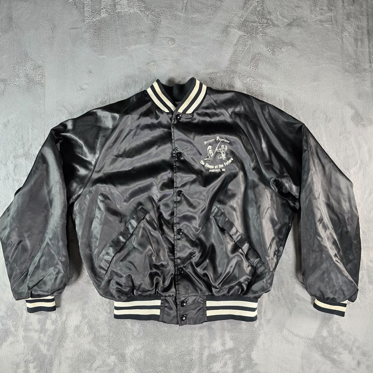 Vintage 1980s Pla-Jac by Dunbrooke "Unique Physique" Perryville, Mo Jacket (L)