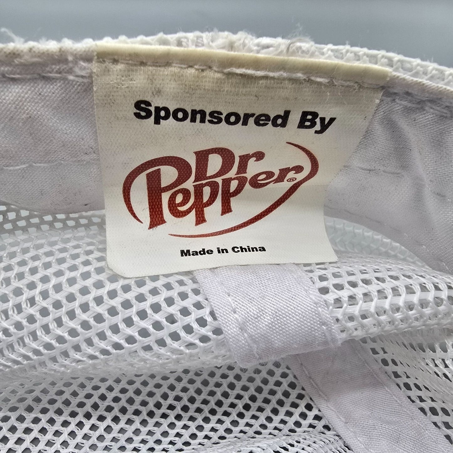 Dr Pepper Sonic Games 2023 Semifinalist Gray and White Mesh Back Dad Hat *Flaw