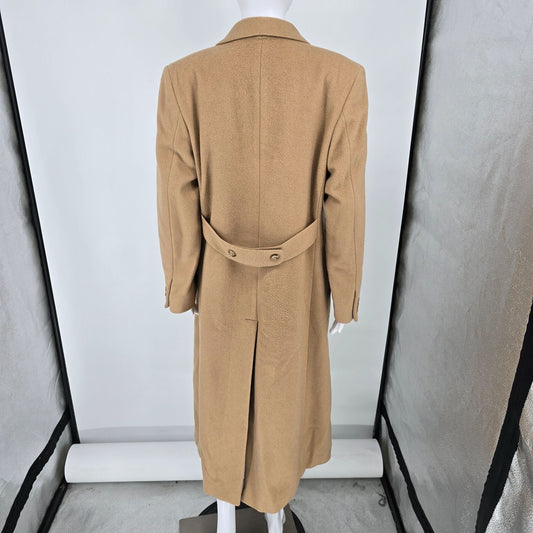 Vintage 1980s di Benedetto Made in Italy Cashmere Blend Double-Breasted Coat (L)
