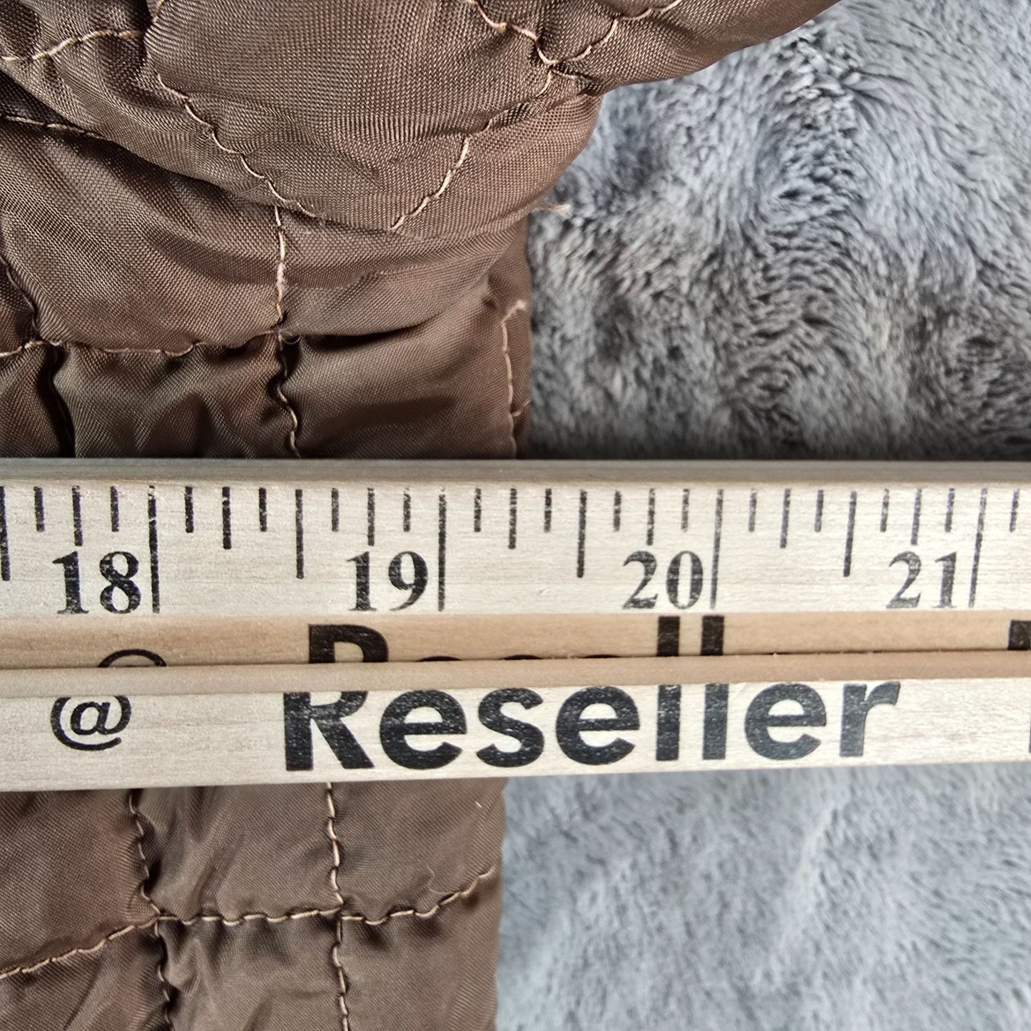 Vintage 1960s Sportswear International Brown Quilted Double-Breasted Coat (M)