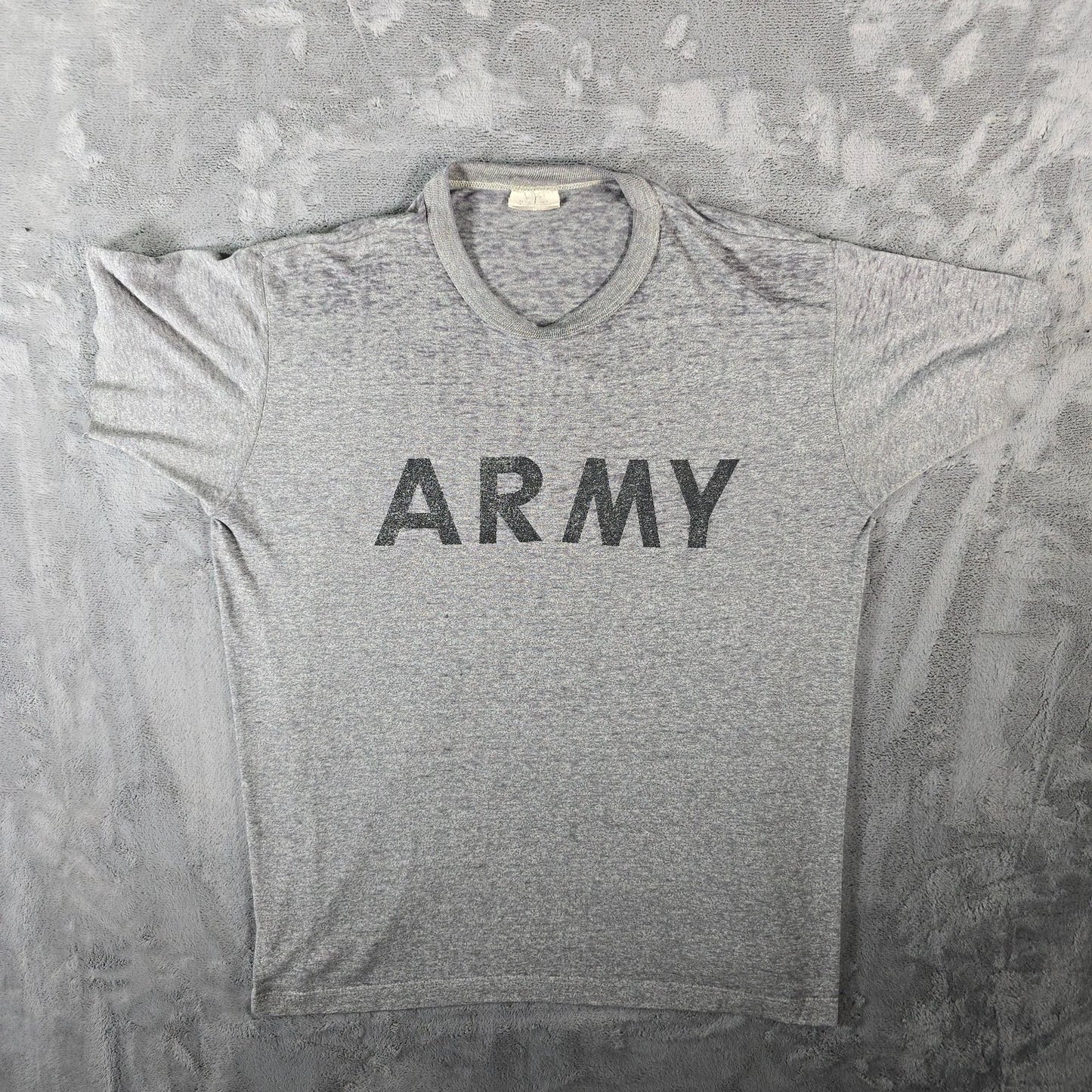 Vintage 1991 Army/Sport Europa PFU Physical Fitness Uniform T-Shirt (M)