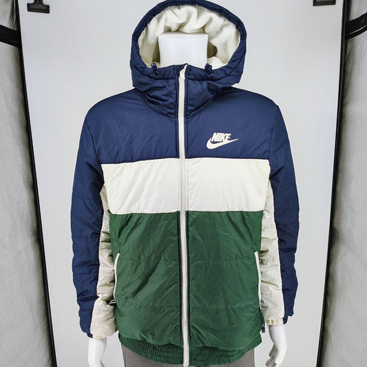 Nike Mens Jade Green Synthetic Fill Insulated Hooded Jacket BV4683-451 (Size M)