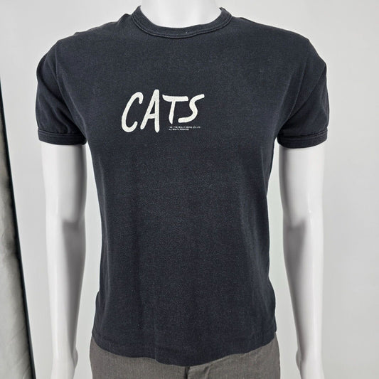 Vintage 1980s Cats The Musical Made in Canada Cat Eyes Single Stitch T-Shirt (S)