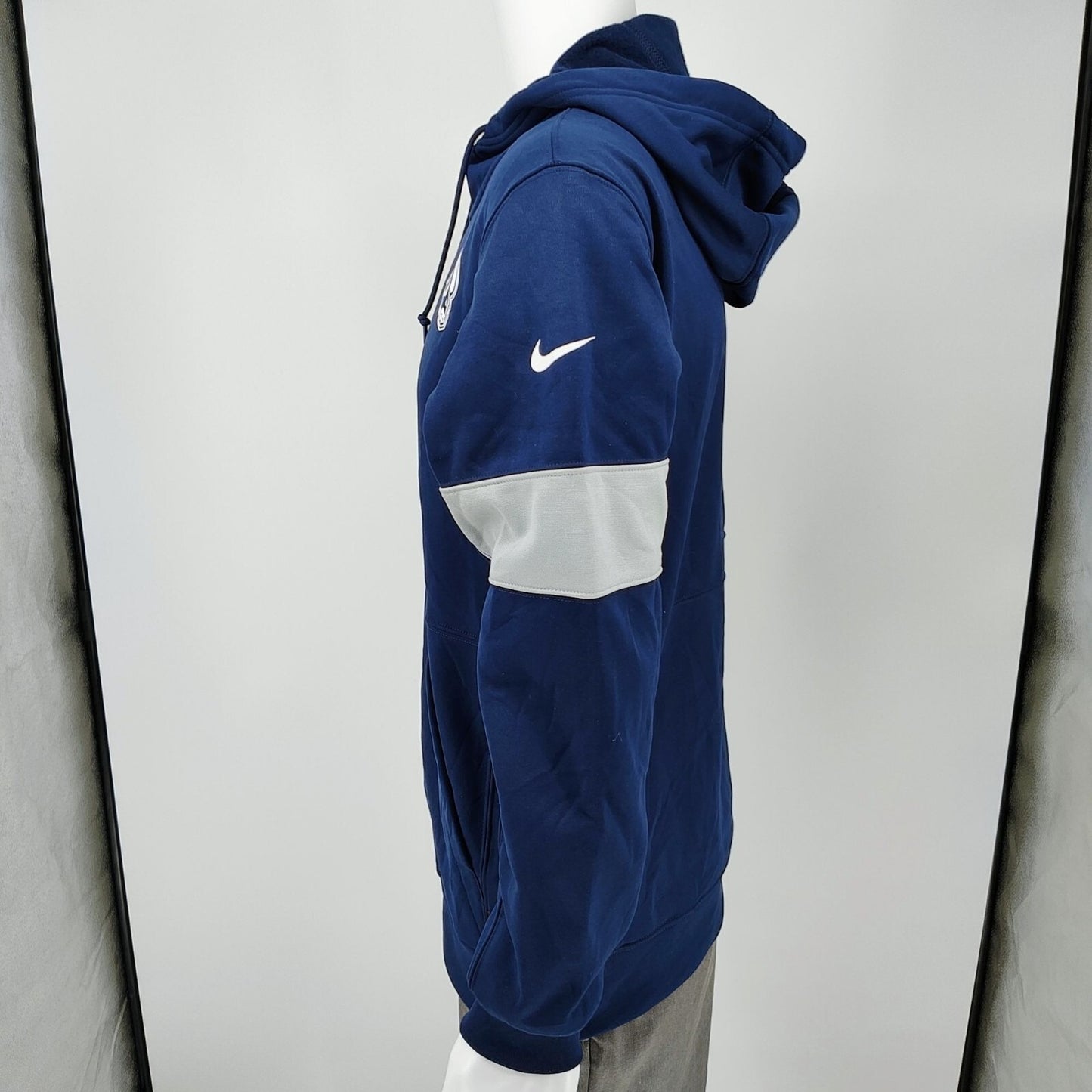 Nike On Field Apparel Dri-Fit St. NFL St. Louis Rams Navy Hooded Jacket (M)