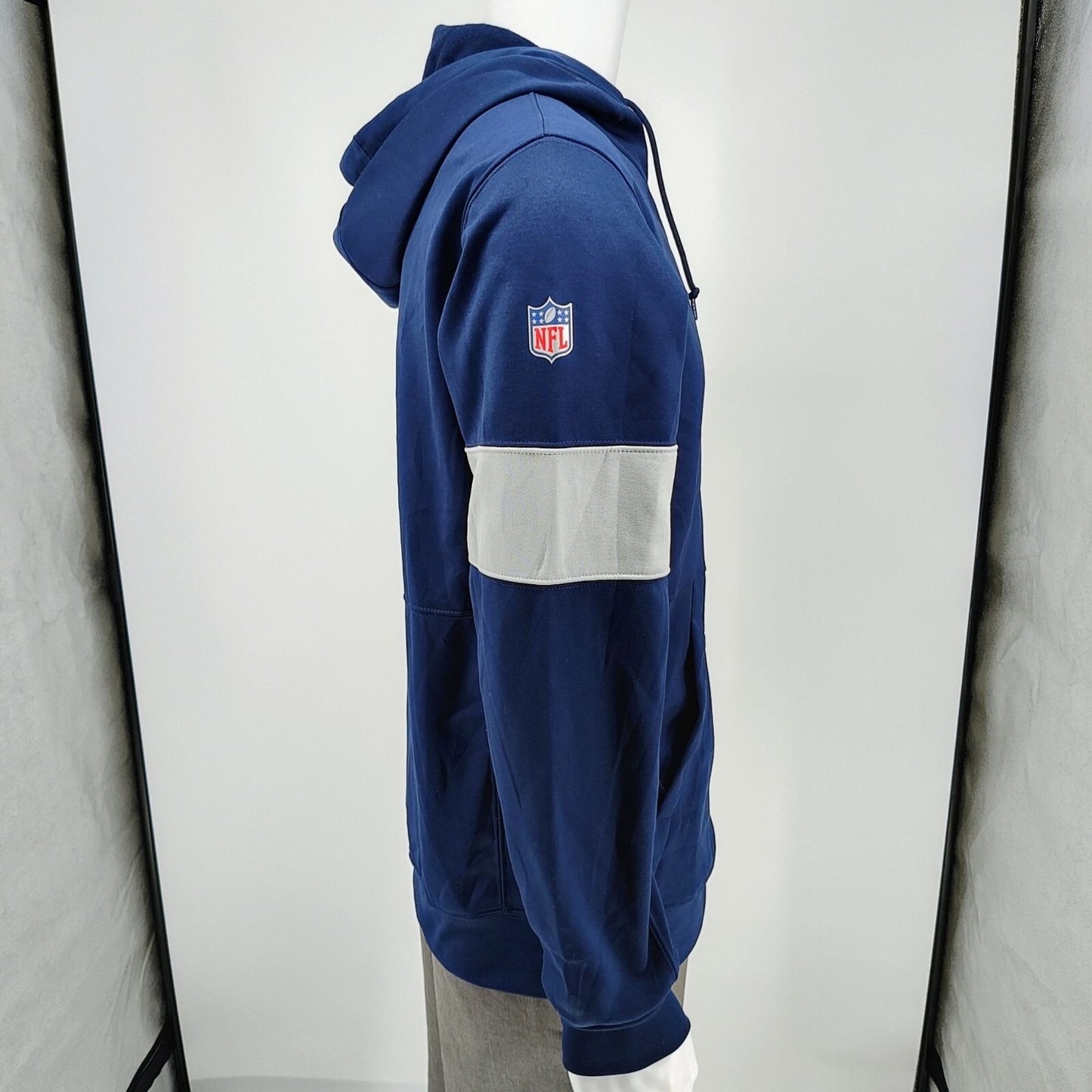 Nike On Field Apparel Dri-Fit St. NFL St. Louis Rams Navy Hooded Jacket (M)