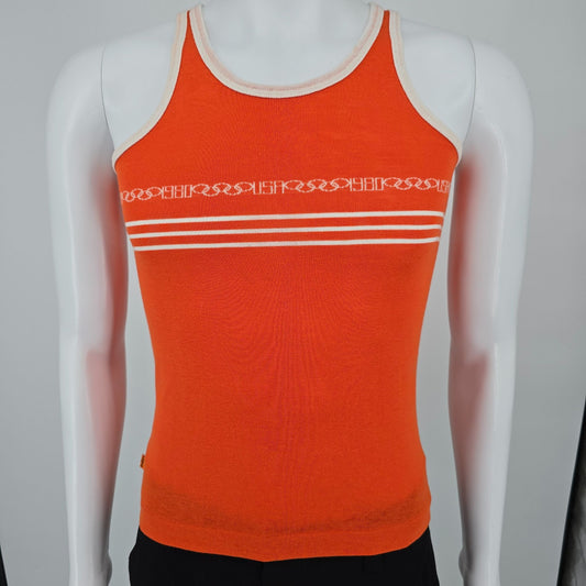 Vintage 1980 Levi's Orange Tab USA Olympic Games Striped Tank Top (Youth L)