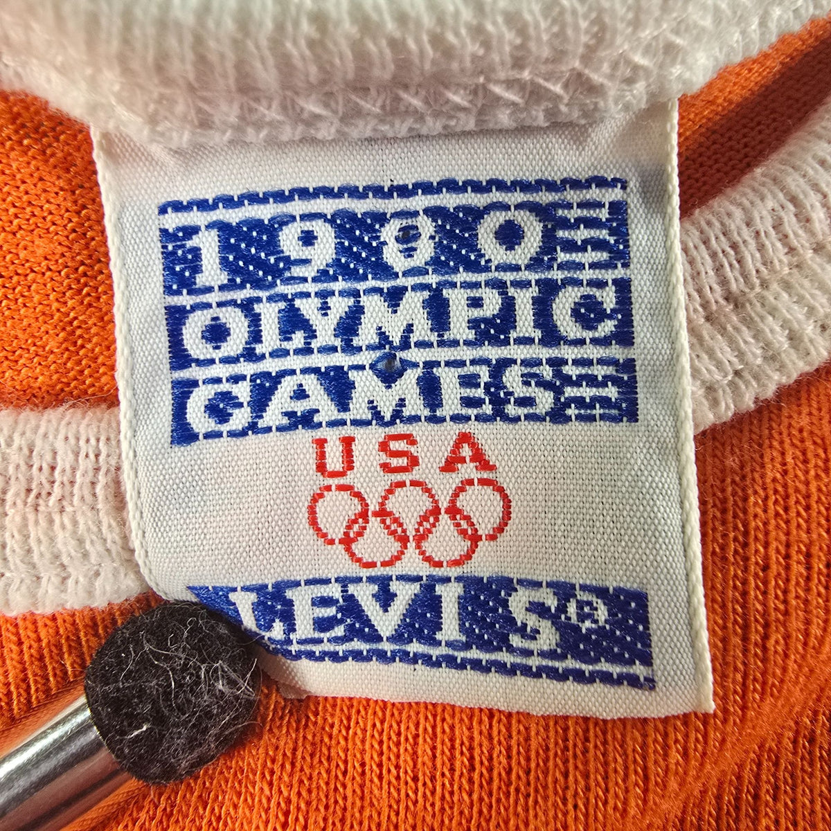 Vintage 1980 Levi's Orange Tab USA Olympic Games Striped Tank Top (Youth L)