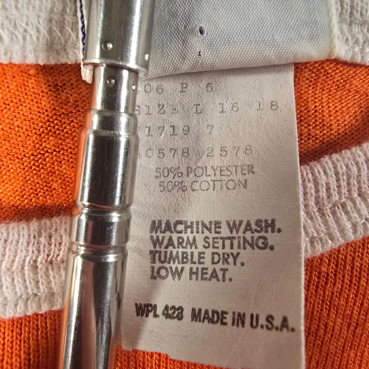 Vintage 1980 Levi's Orange Tab USA Olympic Games Striped Tank Top (Youth L)