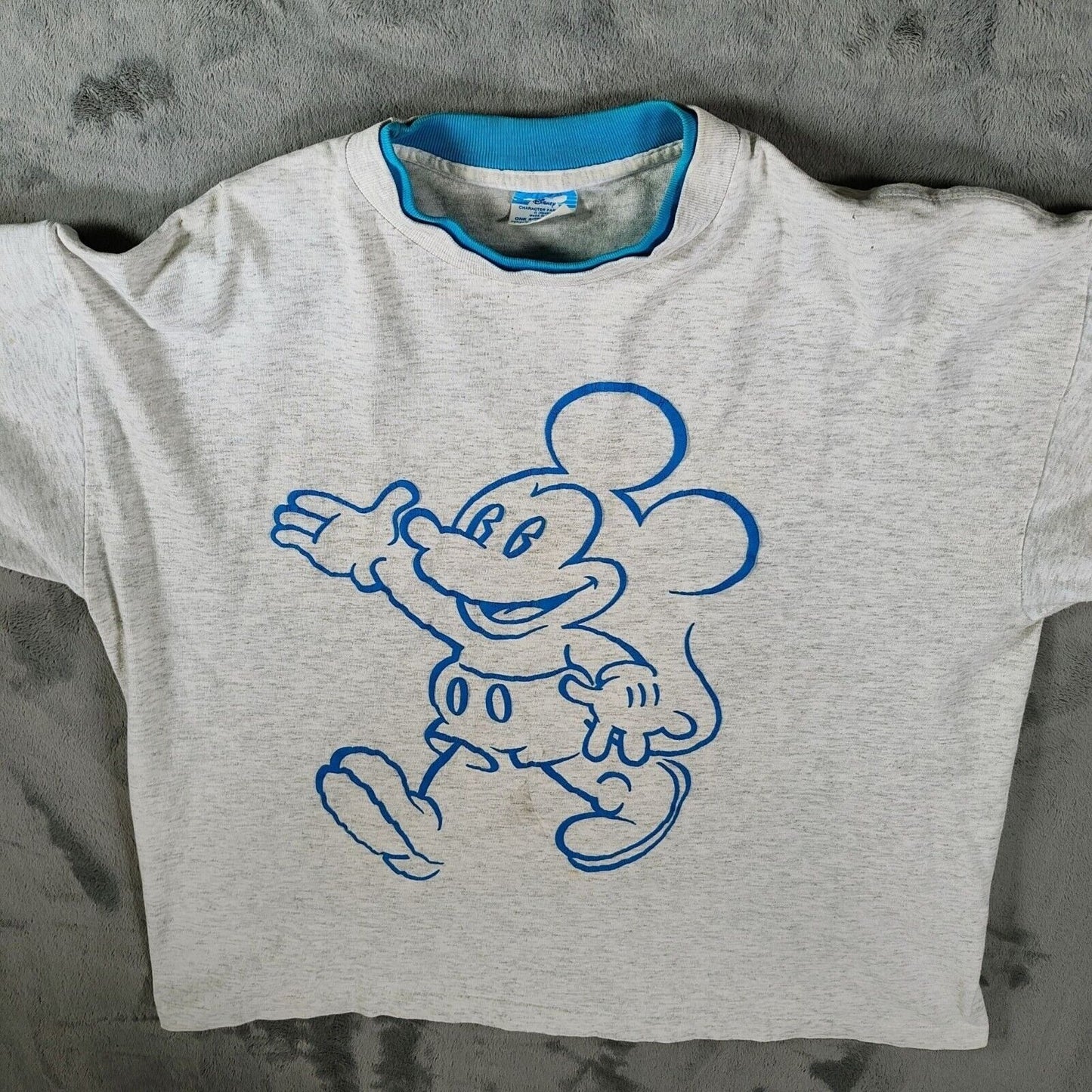 Vintage 1980's Women's Disney Character Fashions Mickey Mouse Graphic T-Shirt XL