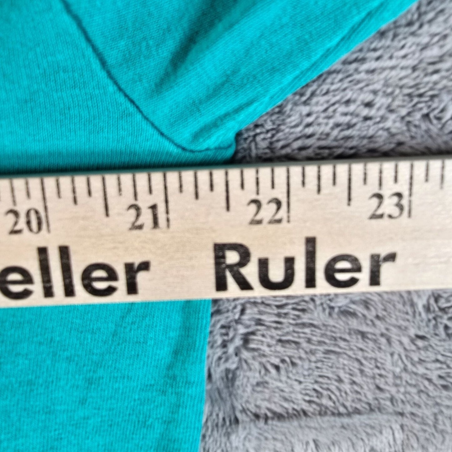 Distressed Vintage 1994 Cherry Creek Sneak Denver Teal Long Sleeve T-Shirt (L)