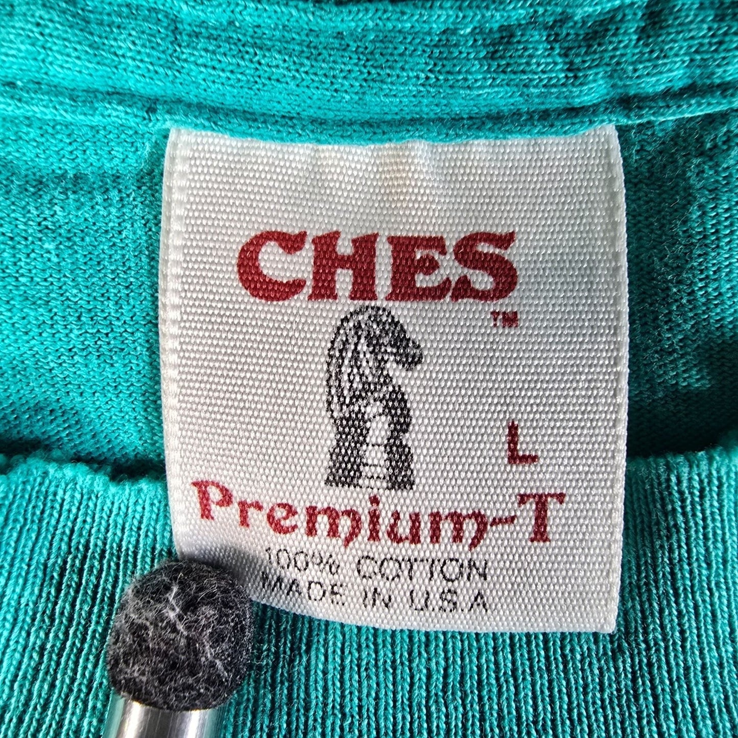 Distressed Vintage 1994 Cherry Creek Sneak Denver Teal Long Sleeve T-Shirt (L)