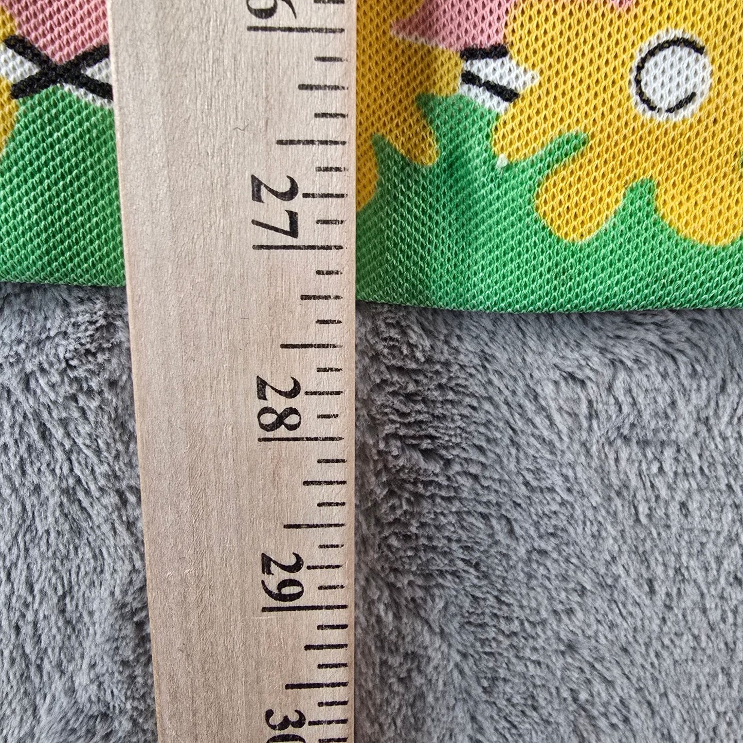 Vintage 1970s Floral Butterfly Polyester Double Knit Button-Up Top (XXL)