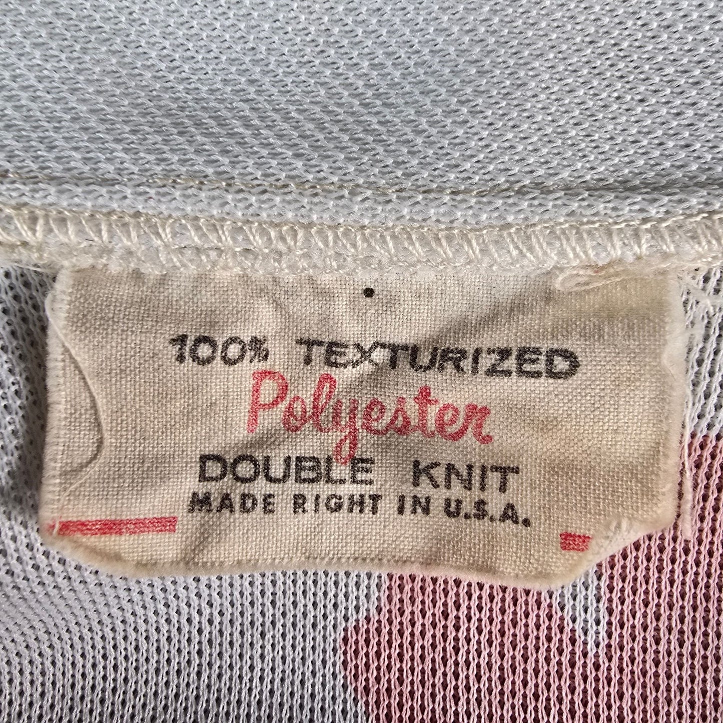 Vintage 1970s Floral Butterfly Polyester Double Knit Button-Up Top (XXL)