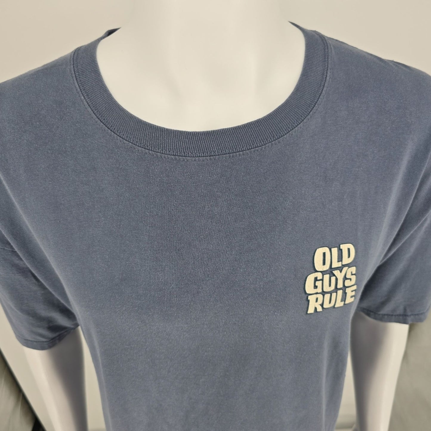 Distressed 2000s Old Guys Rule Drive For Show Putt For Dough Golf T-Shirt (2XL)