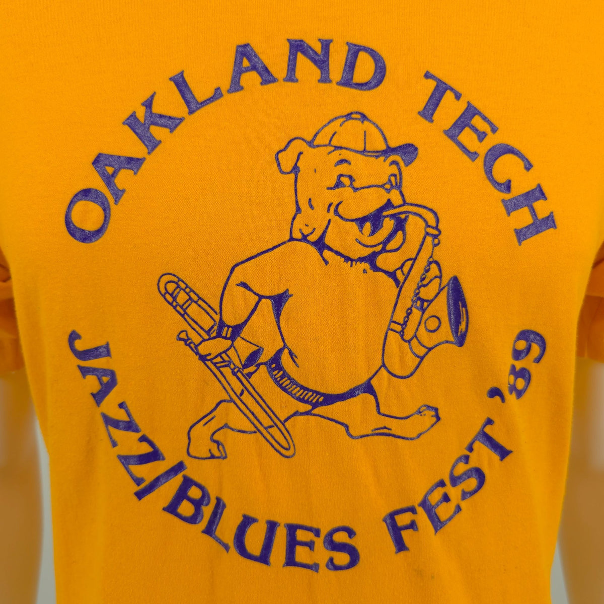 Vintage 1989 Oakland Technical High School Jazz/Blues Fest T-Shirt (M/L)