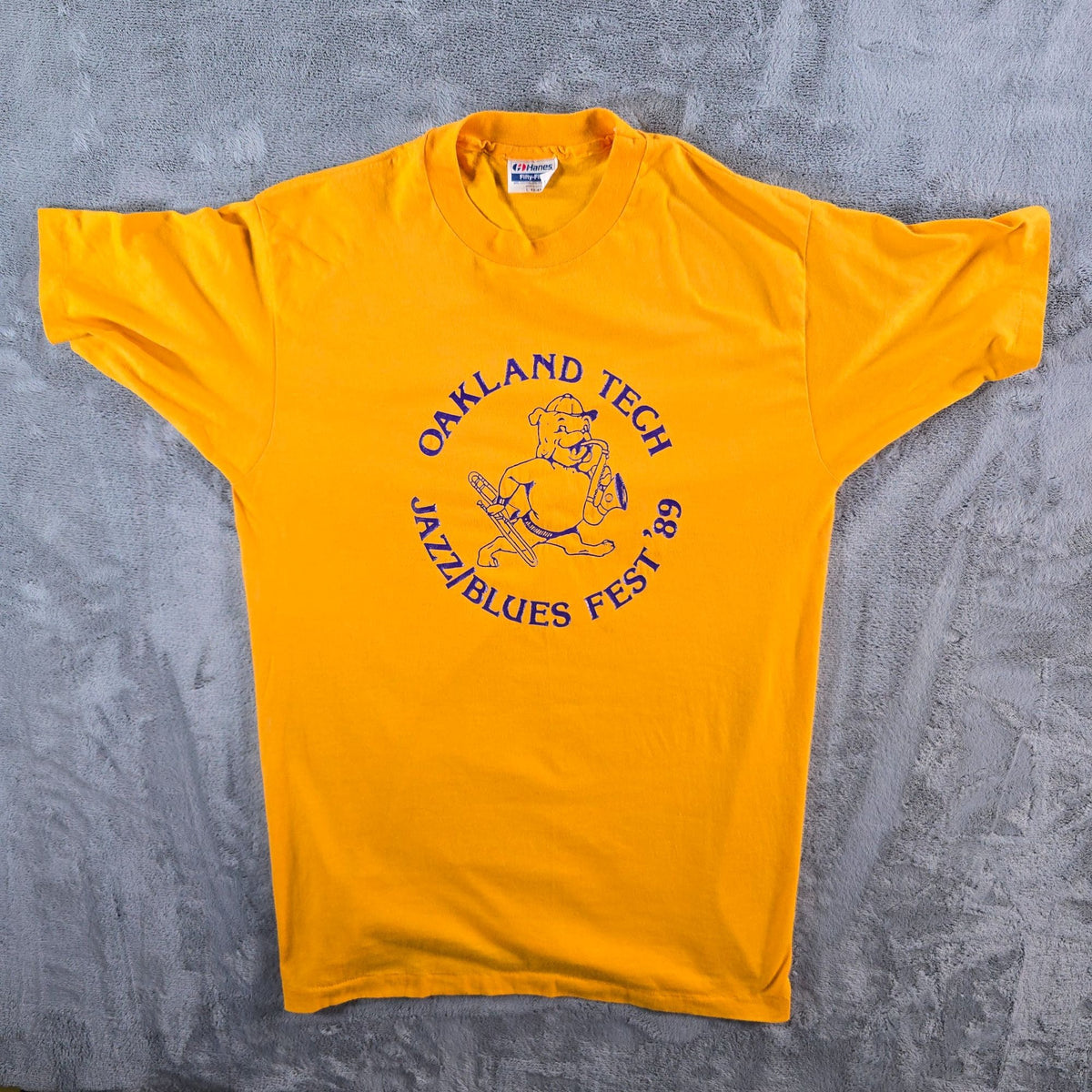 Vintage 1989 Oakland Technical High School Jazz/Blues Fest T-Shirt (M/L)