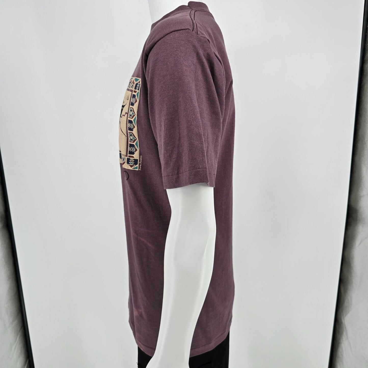 Vintage 1990s Prairie Mountain New Mexico Petroglyph Graphic T-Shirt (M)