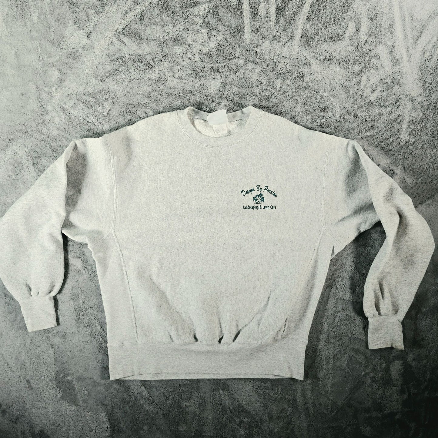 Vintage Y2K Lee Crossgrain Design by Perrine Landscaping Sweatshirt (XL)