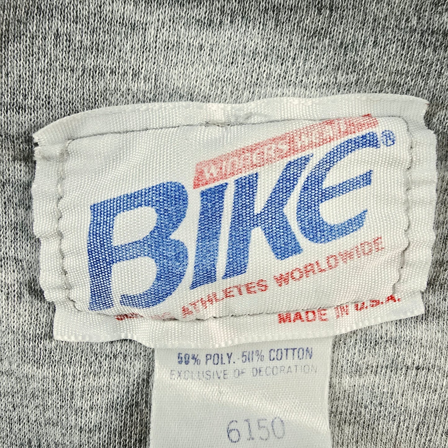 Vintage 1980s Bike Athletic Heather Gray Rams Weight Room T-Shirt (XL)