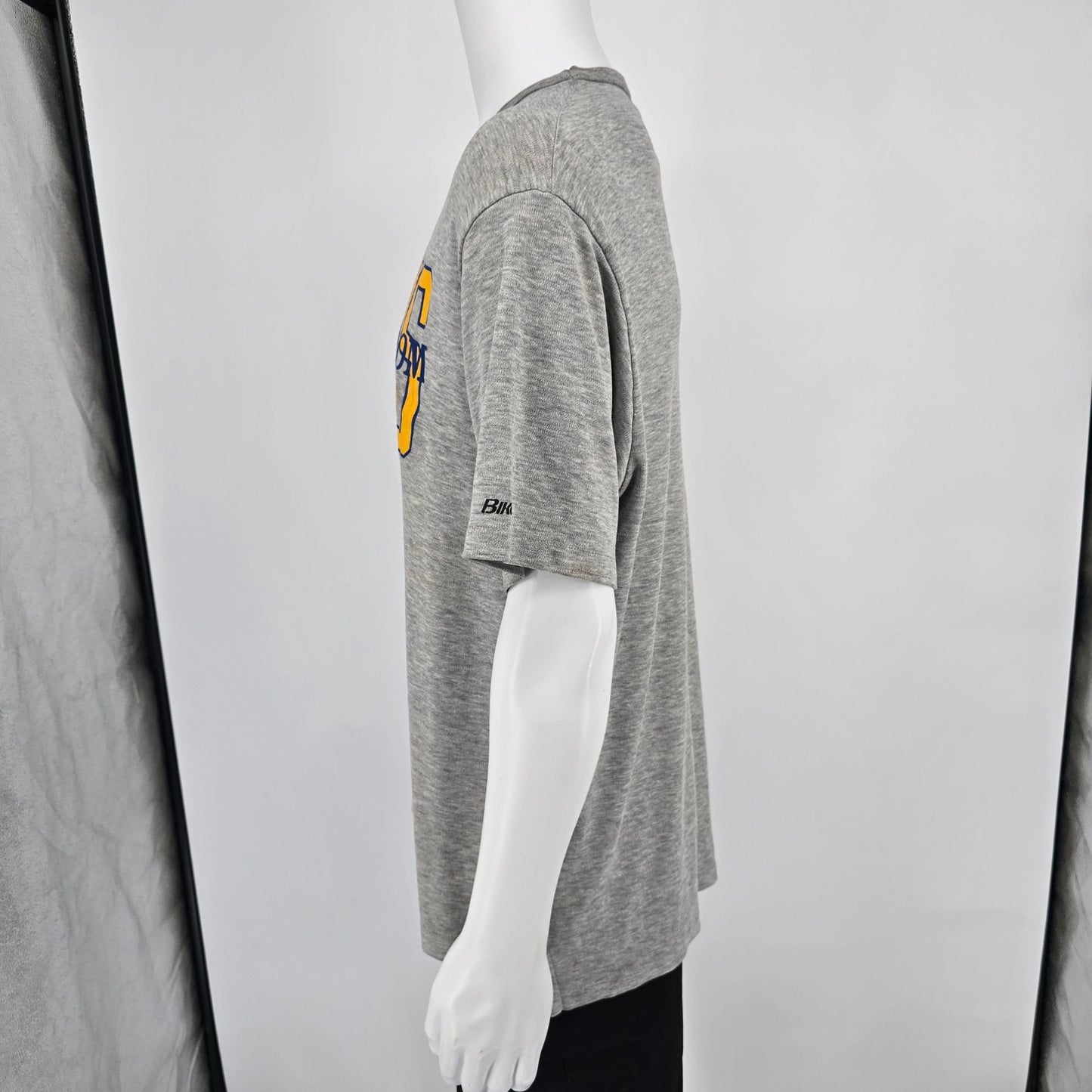 Vintage 1980s Bike Athletic Heather Gray Rams Weight Room T-Shirt (XL)