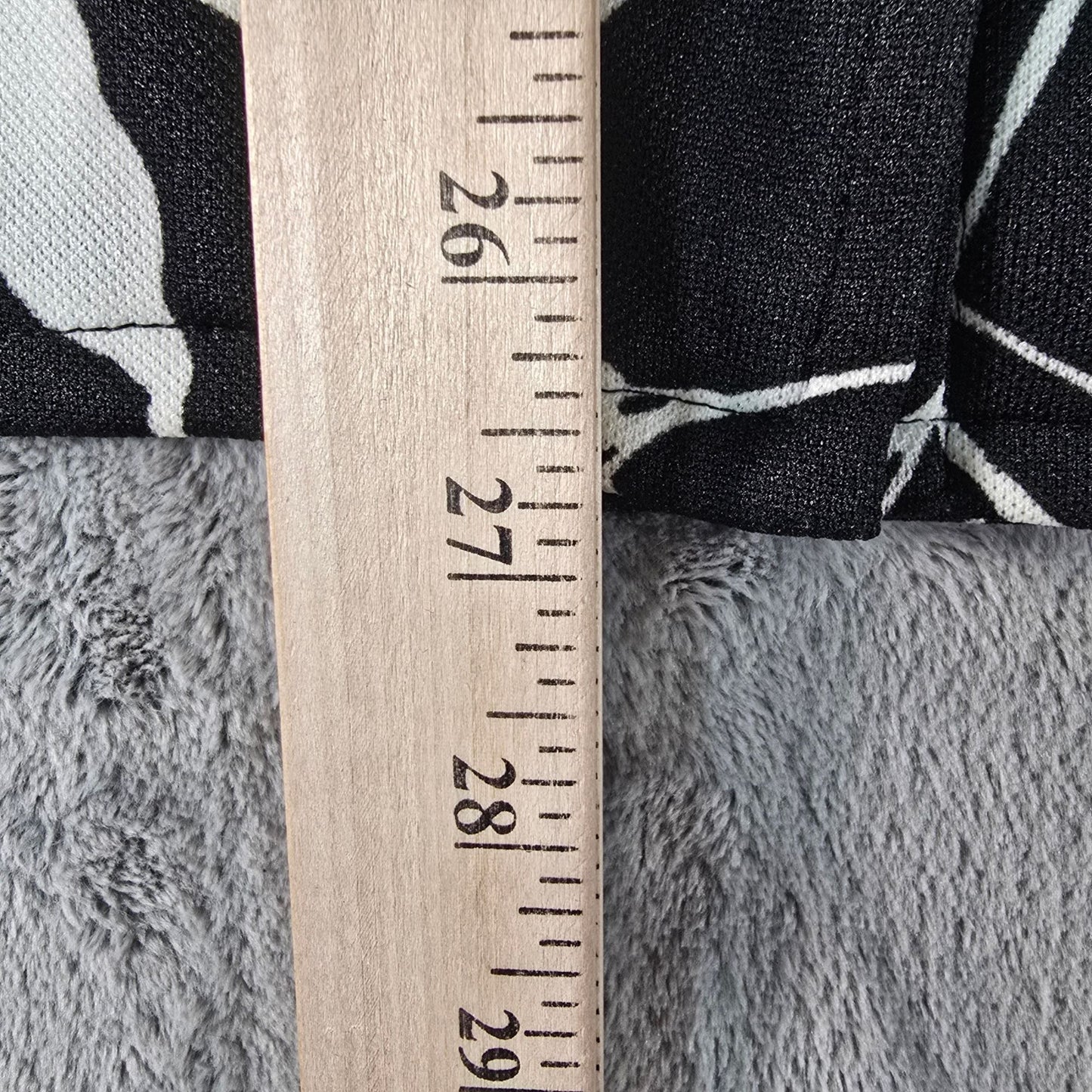 Vintage 1990s Floral Black & White Shirt Jacket & Shell Top Two-Piece Set (M/L)