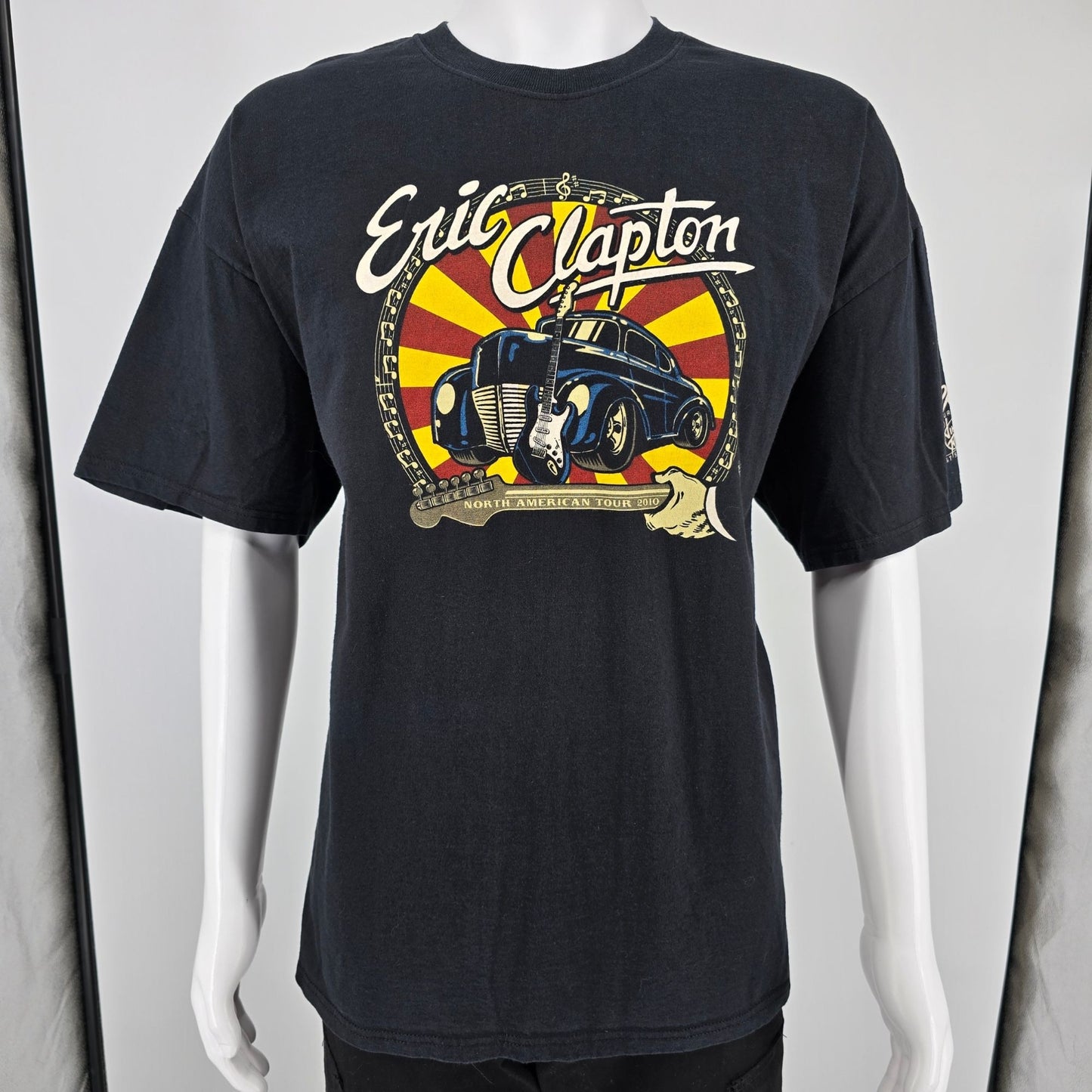 2010 Eric Clapton North American Tour Vince Ray Artist Series Tee T-Shirt (2XL)