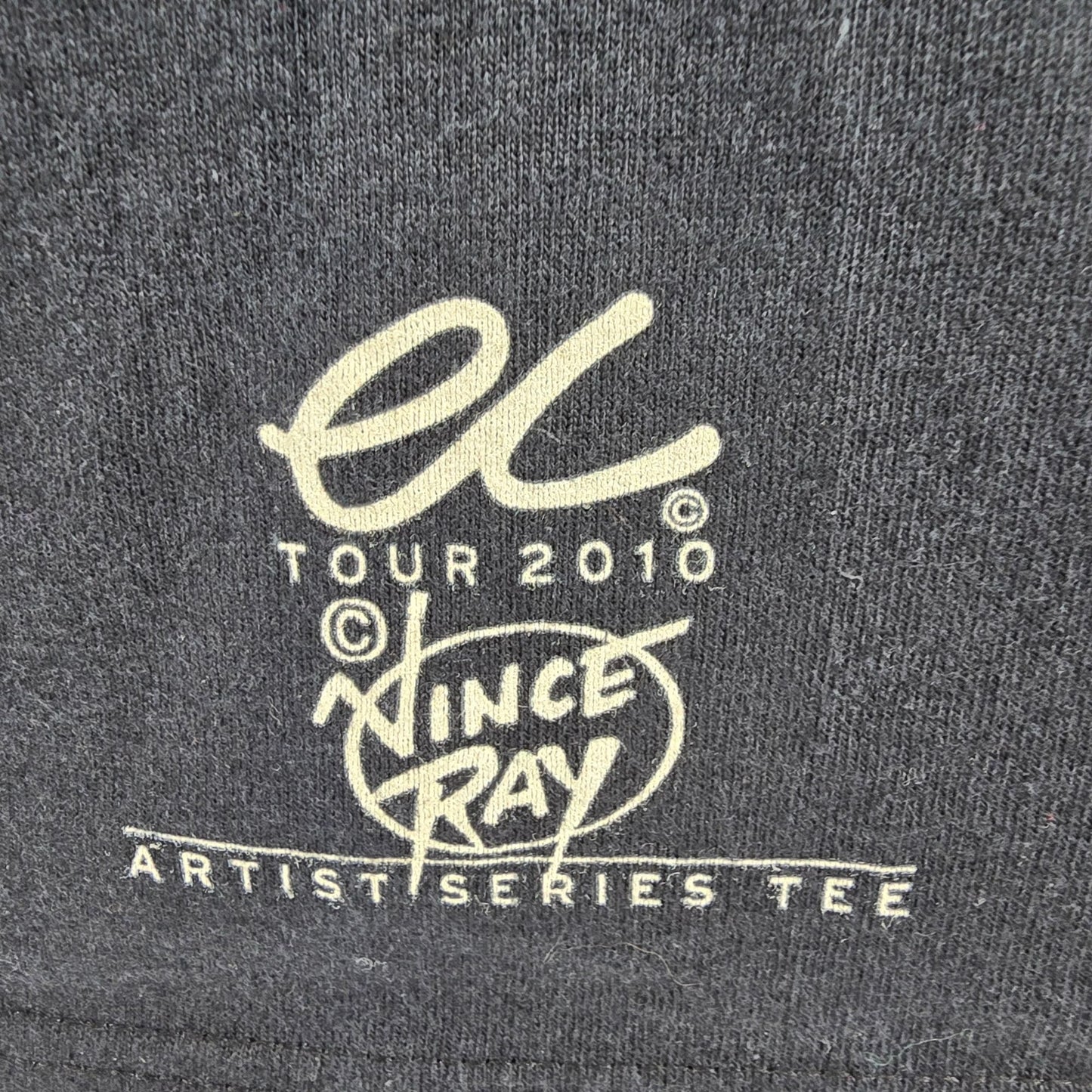 2010 Eric Clapton North American Tour Vince Ray Artist Series Tee T-Shirt (2XL)