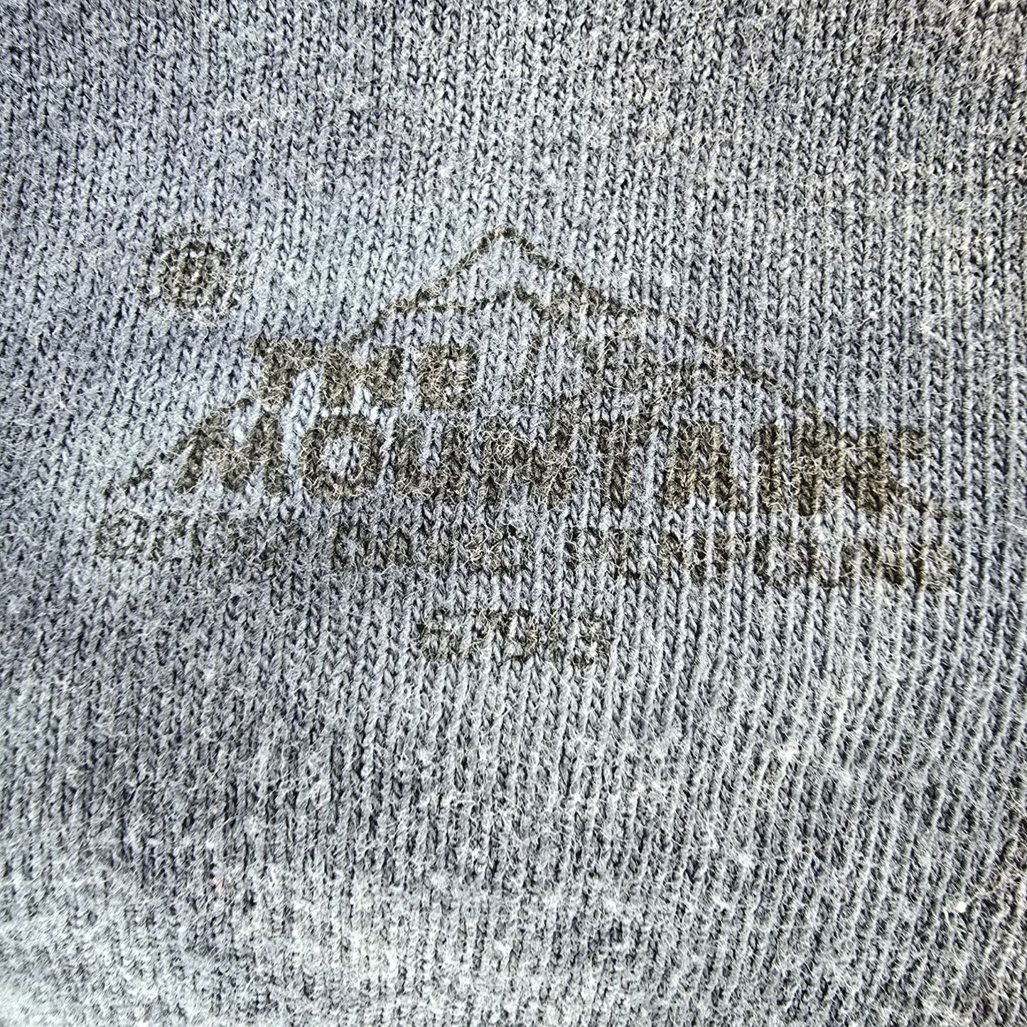 2010s The Mountain Blue Tie-Dye Fighter Jet Aircraft Carrier T-Shirt (2XL)