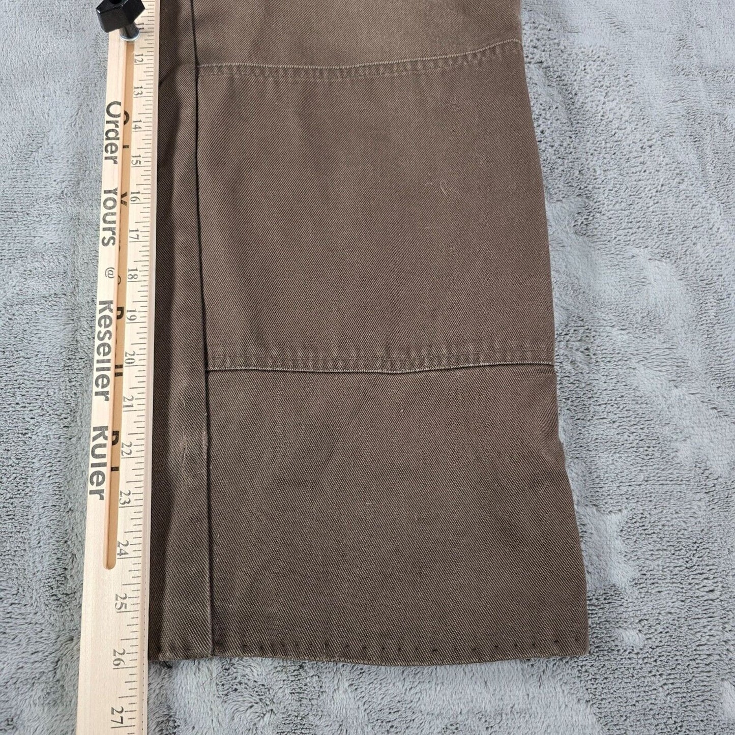 Vintage Y2K Distressed Adolphe Lafont Brown French Utility Work Pants (31x26)