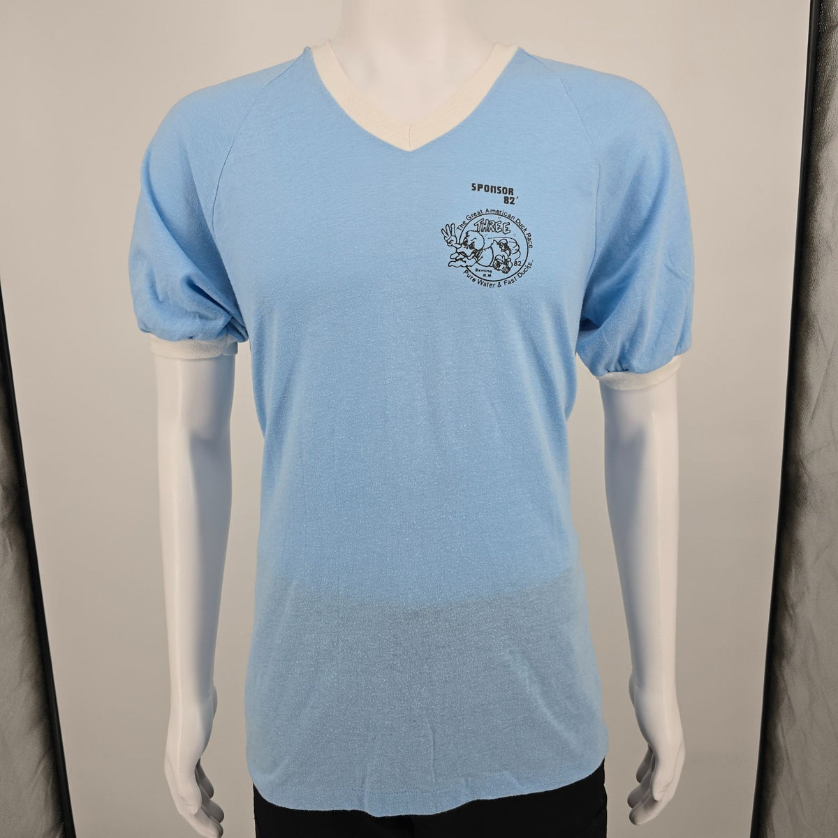 Vintage 1982 Sport-T Great American Duck Race Deming New Mexico T-Shirt (XL)