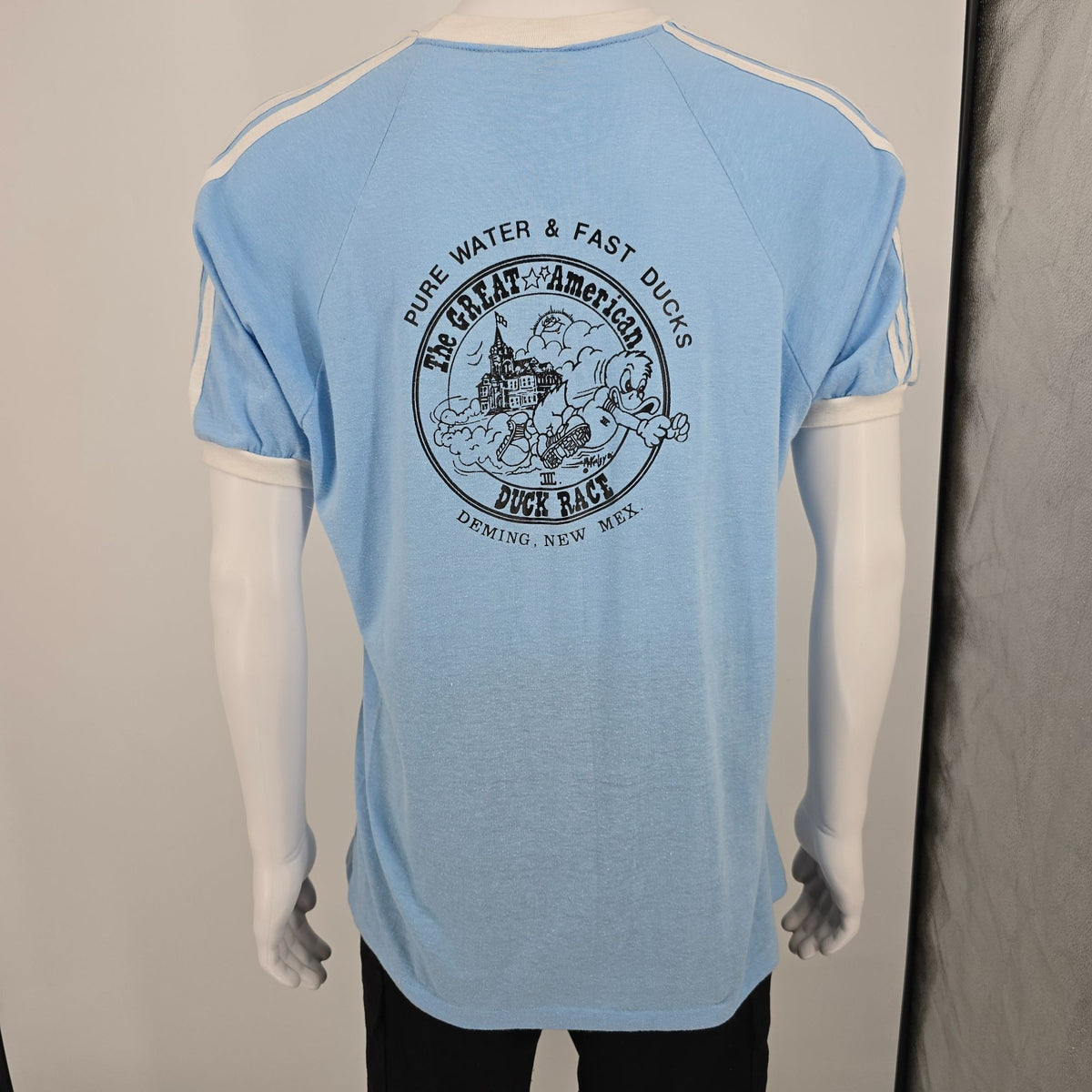 Vintage 1982 Sport-T Great American Duck Race Deming New Mexico T-Shirt (XL)