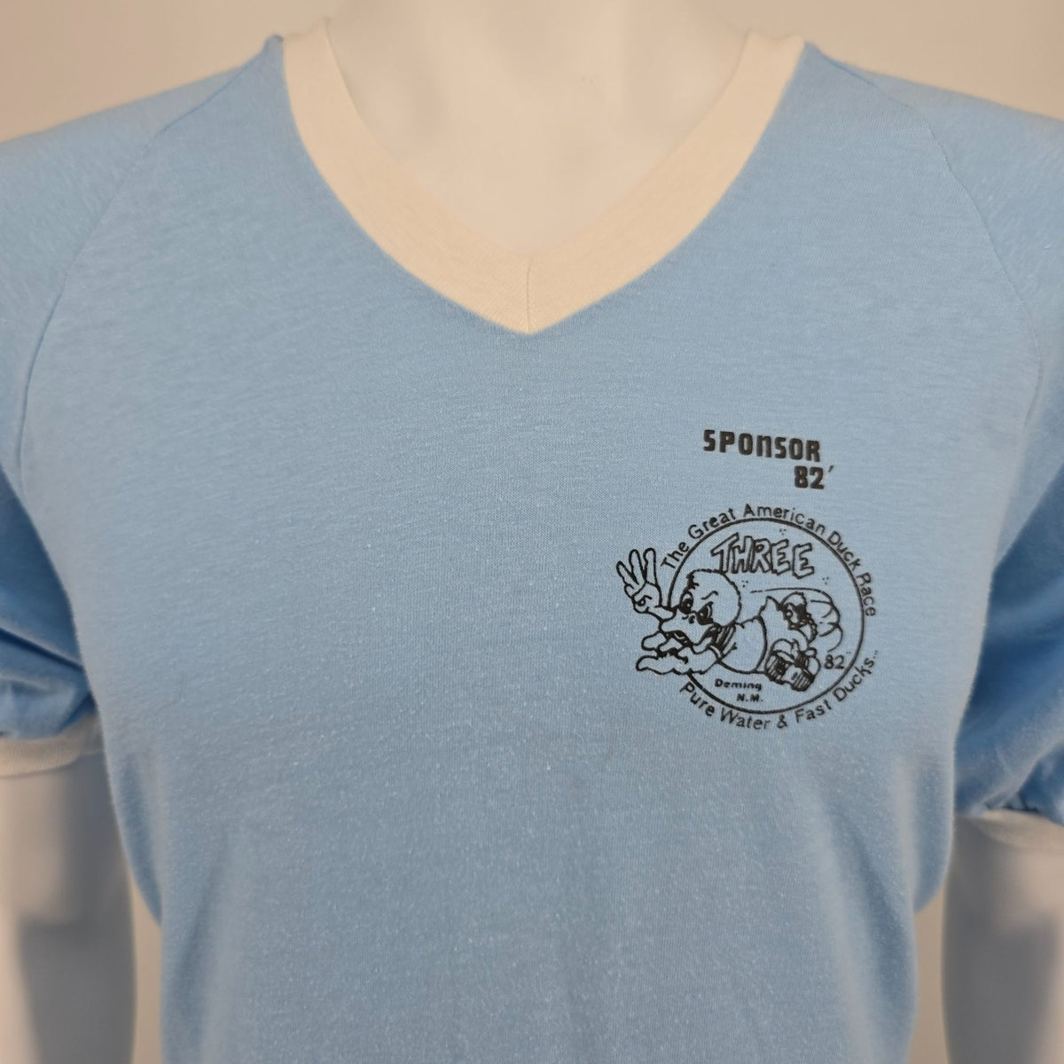 Vintage 1982 Sport-T Great American Duck Race Deming New Mexico T-Shirt (XL)