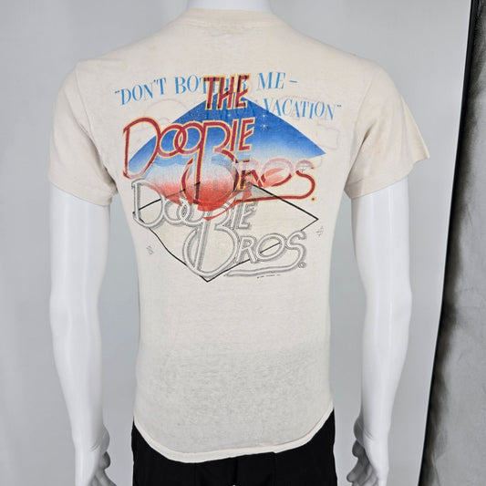 Vintage 1980s Go-Gos Vacation/Doobie Bros. Farewell Tour Test Print T-Shirt (S)