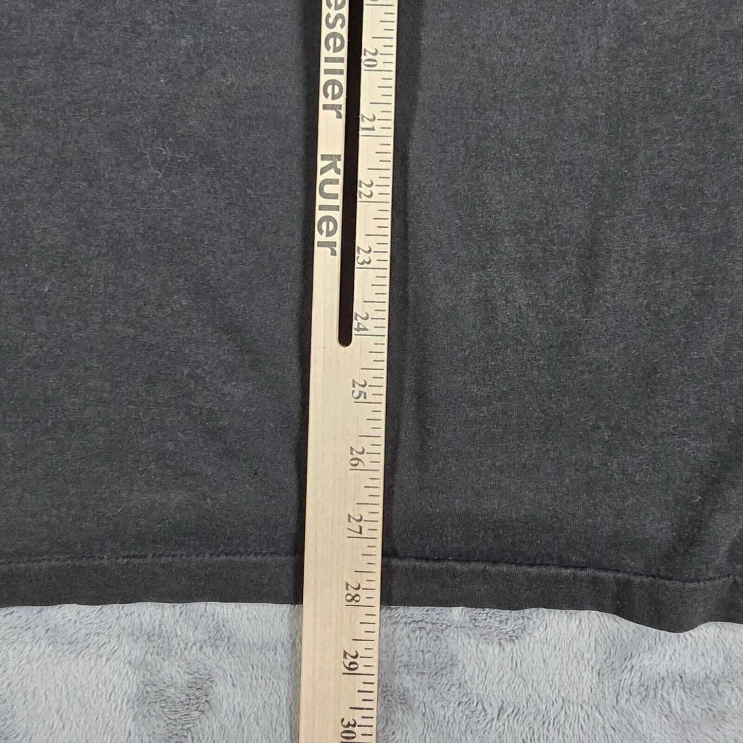 Vintage Single Stitch 90s/Y2K Hanes Blank Black Crewneck Pocket T-Shirt (2XL)