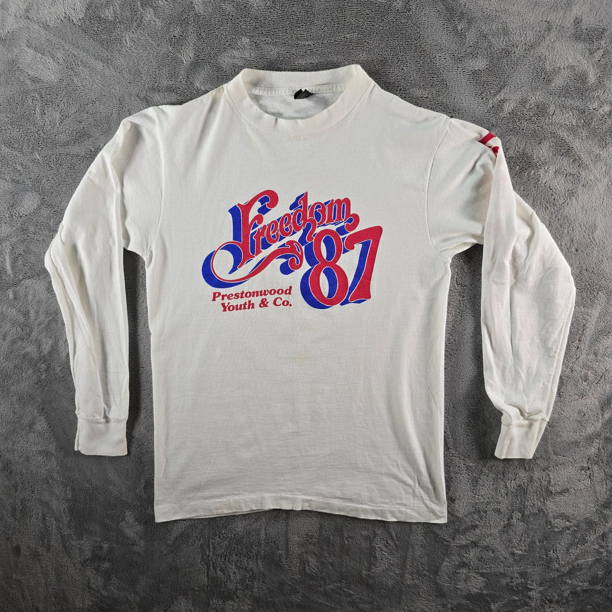 Vintage 1980s Freedom 87 Prestonwood Yourh & Co Long Sleeve T-Shirt (S)