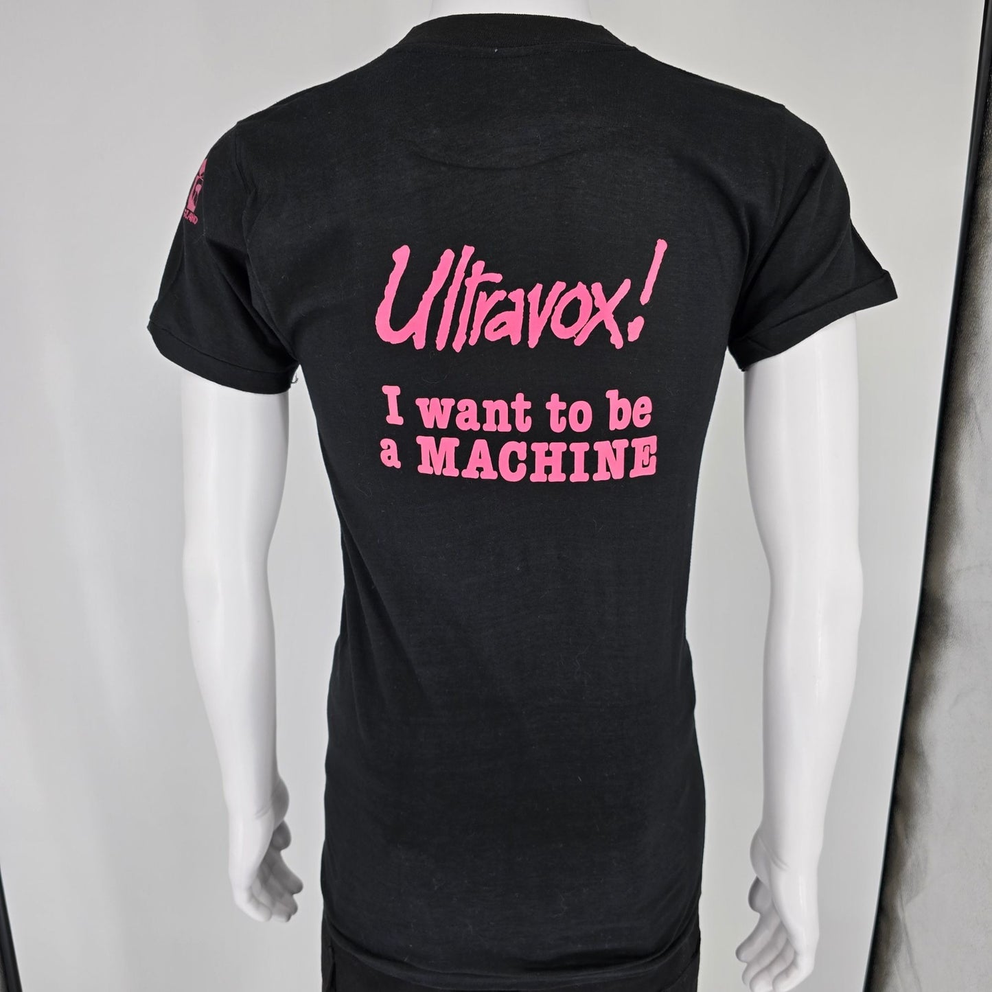 Vintage 1970s Ultravox "I Want To Be A Machine" 1977 Album Promo T-Shirt (S)
