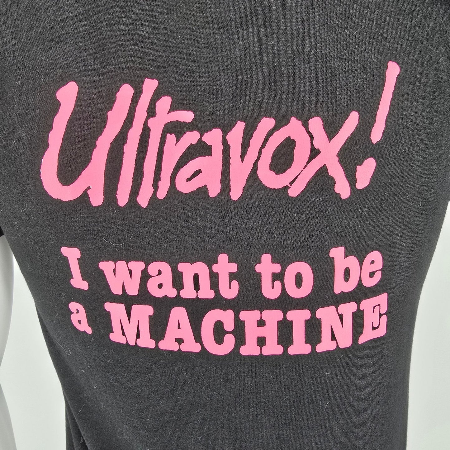 Vintage 1970s Ultravox "I Want To Be A Machine" 1977 Album Promo T-Shirt (S)