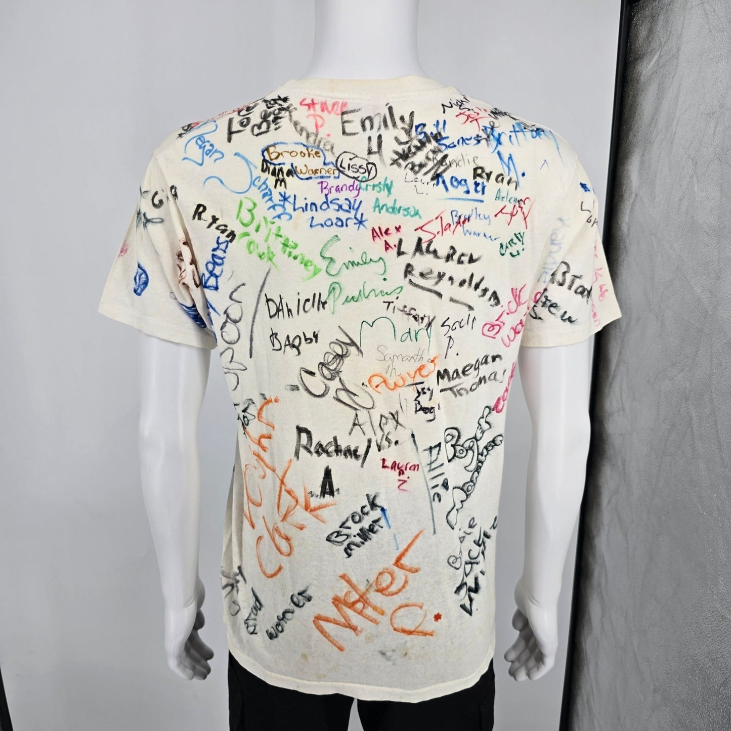 Vintage 1999 Delshire Elementary Cincinnati 5th Grade Signatures T-Shirt (S/M)