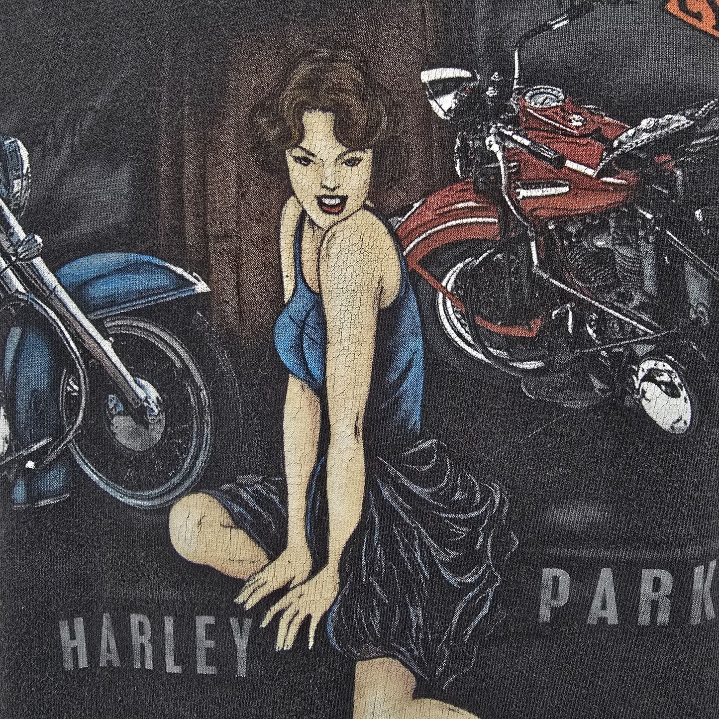 2000s Harley-Davidson Bedford Heights/Cleveland Ohio Cut-Off Muscle T-Shirt -M/L