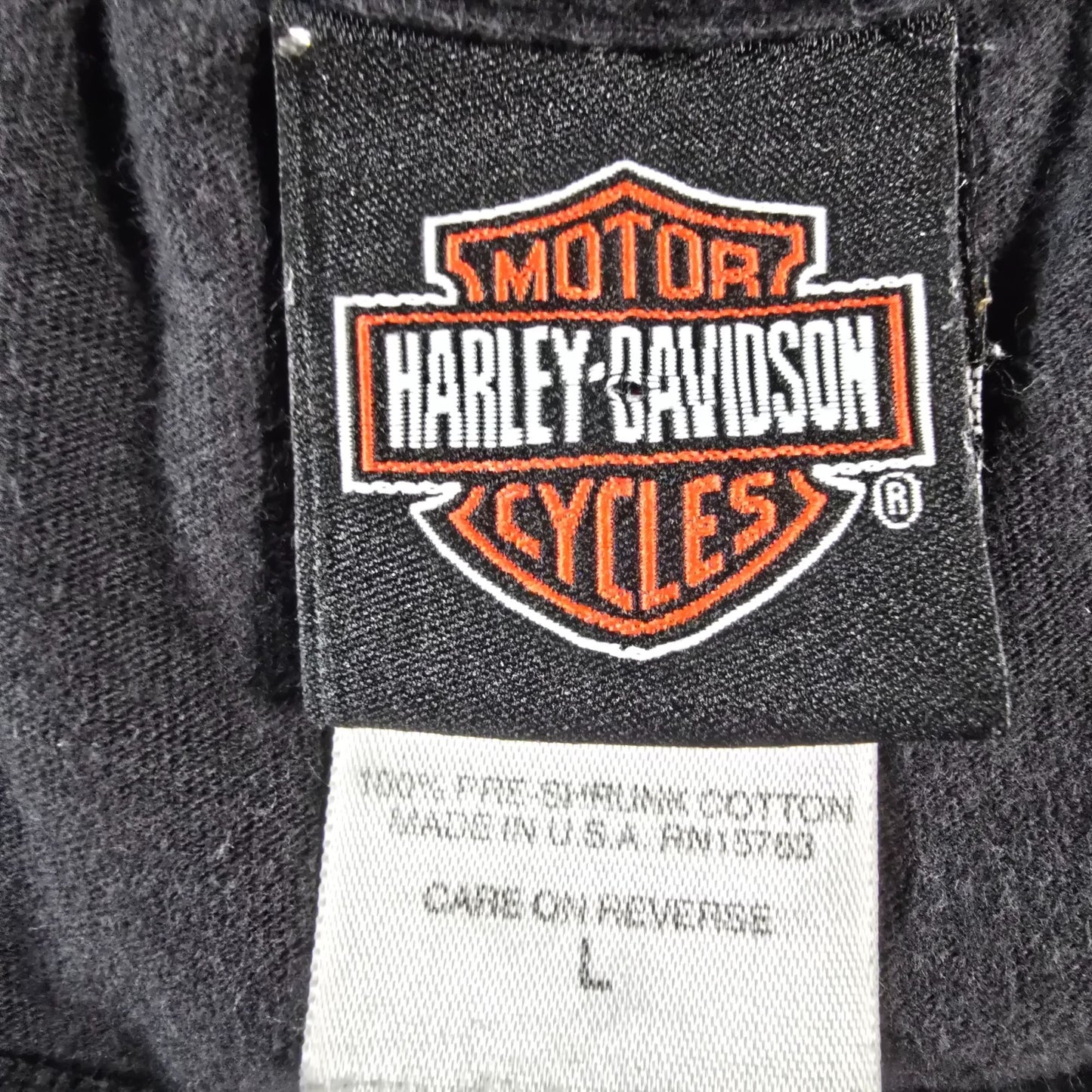 2000s Harley-Davidson Bedford Heights/Cleveland Ohio Cut-Off Muscle T-Shirt -M/L
