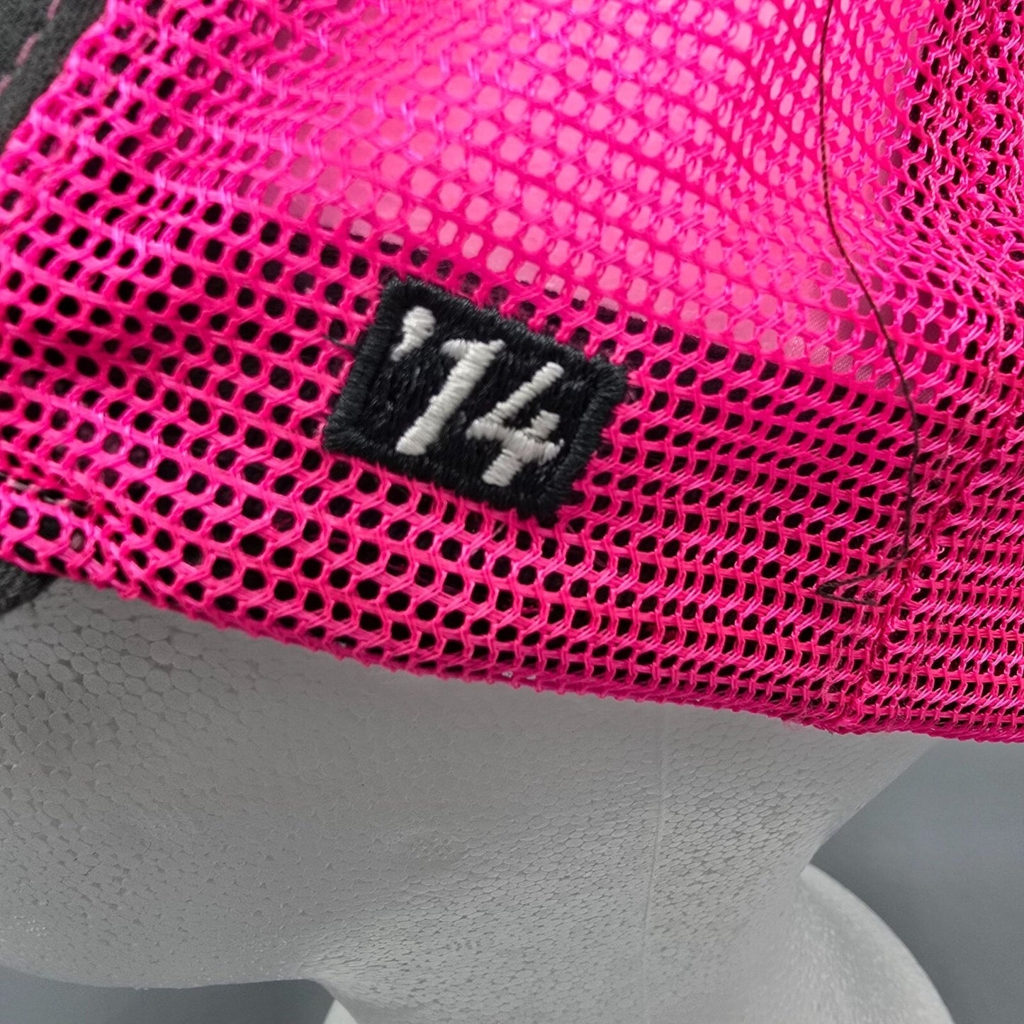 Jackson Hole Snow Day Wyoming '14 Gray and Pink Ouray Youth Sideline Mesh Cap