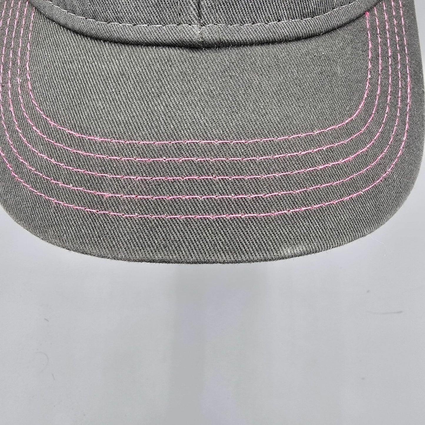 Jackson Hole Snow Day Wyoming '14 Gray and Pink Ouray Youth Sideline Mesh Cap
