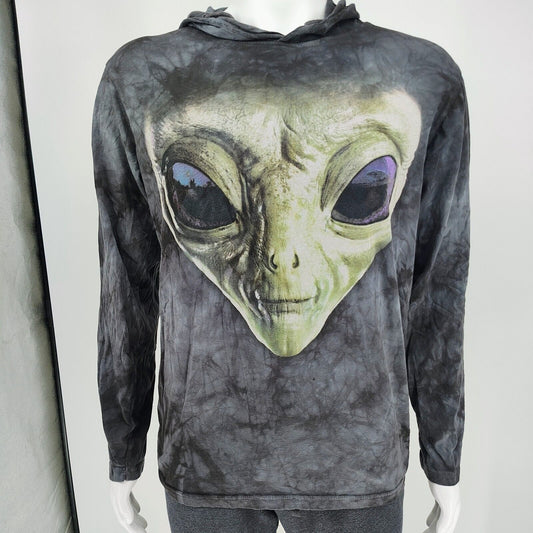 The Mountain Tie-Dye Alien Invasion Roswell, New Mexico Hooded T-Shirt (Medium)