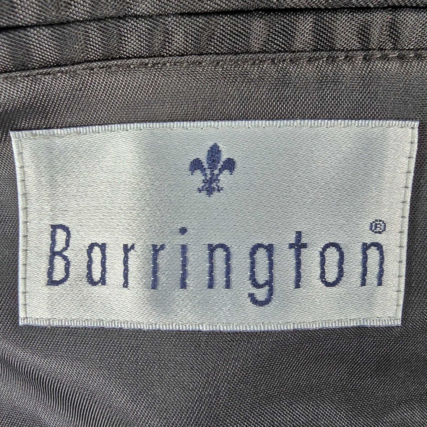 Vintage Y2K Barrington Wool/Camelhair Blend Textured Charcoal Sports Coat (40S)