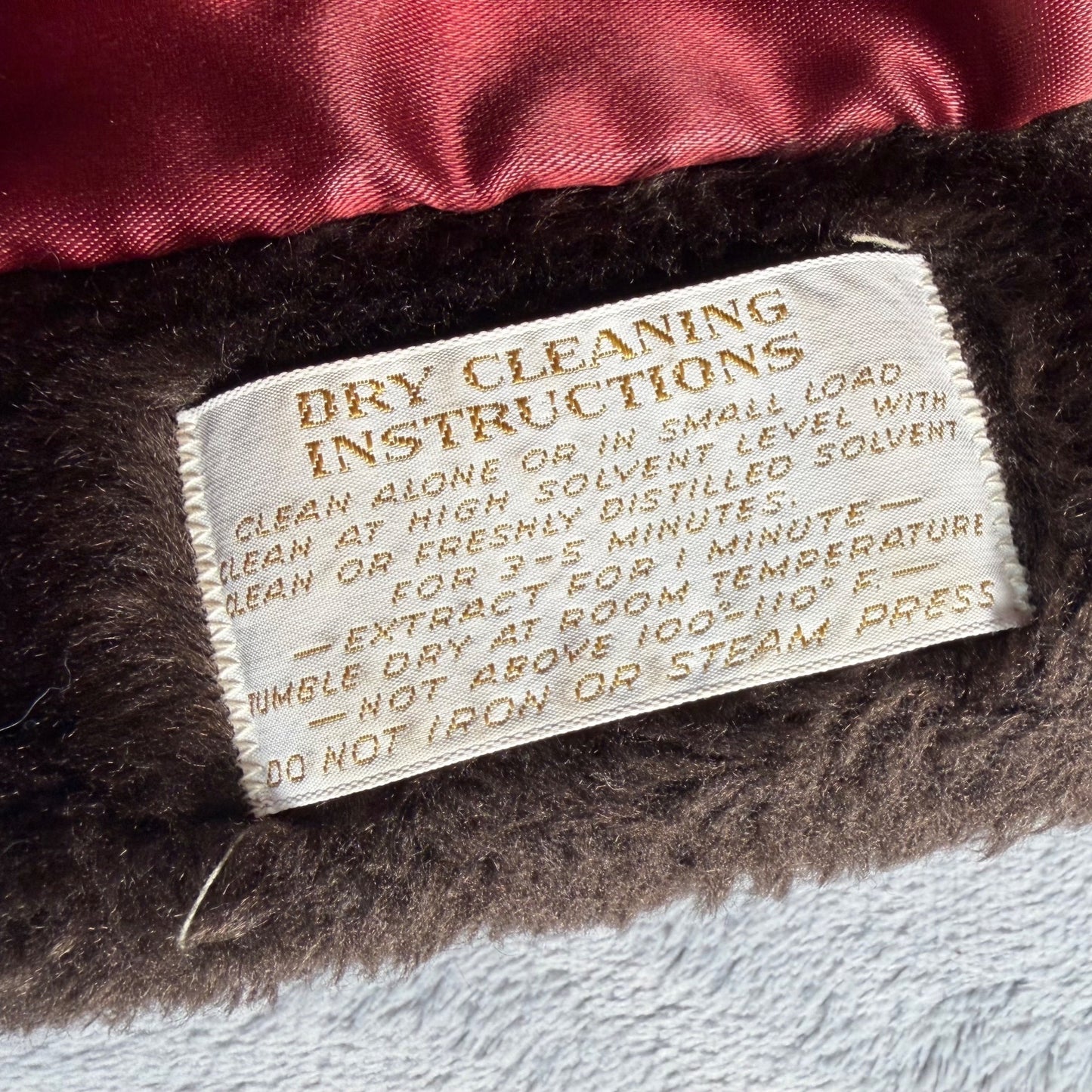 Vintage 1960s Women's Brown Faux Fur Teddy Bear Double-Breasted Coat (M)