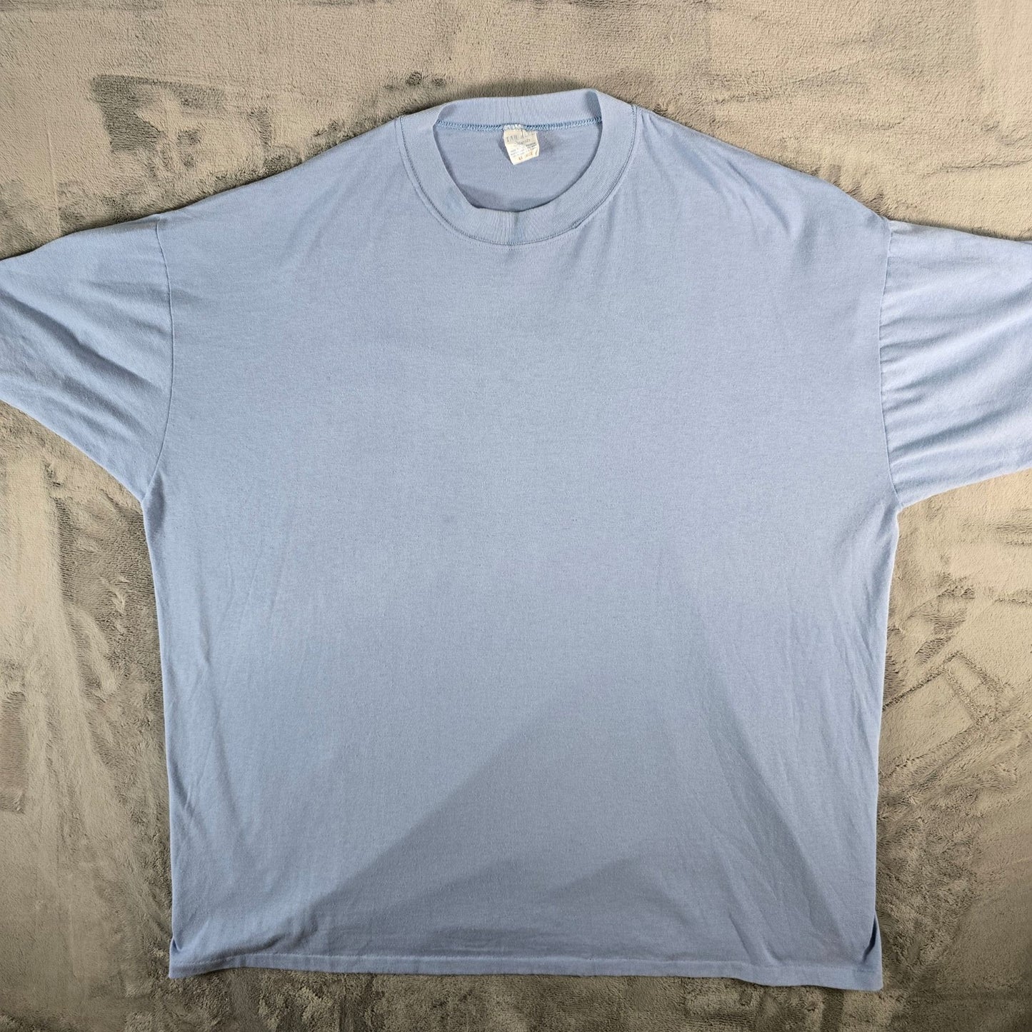 Vintage 1980s Tar Heel Sports Blank Light Blue Single Stitch T-Shirt (4XL)