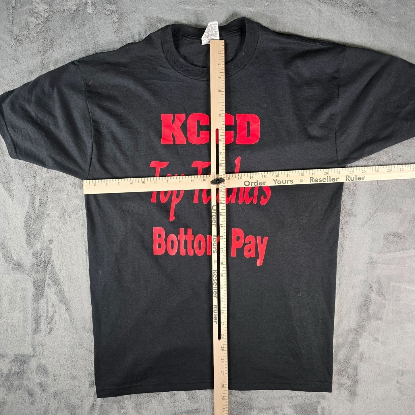 Vintage Y2K Kern Community College District "Top Teachers" Protest T-Shirt (L)